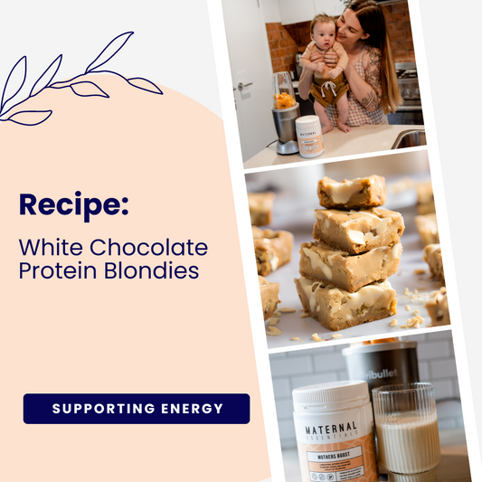 High Protein Blondies for Postnatal Depletion