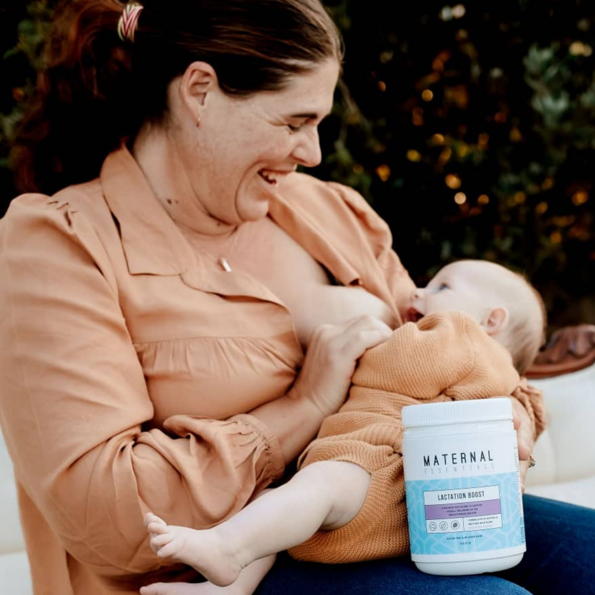 Increase your milk supply & boost your breastfeeding diet Lactation Boost, a breastfeeding friendly protein powder packed with essential vitamins & minerals, lactation superfoods like brewers yeast and herbal galactagogues like fenugreek & blessed thistle. The perfect addition to lactation smoothies for nursing mums.