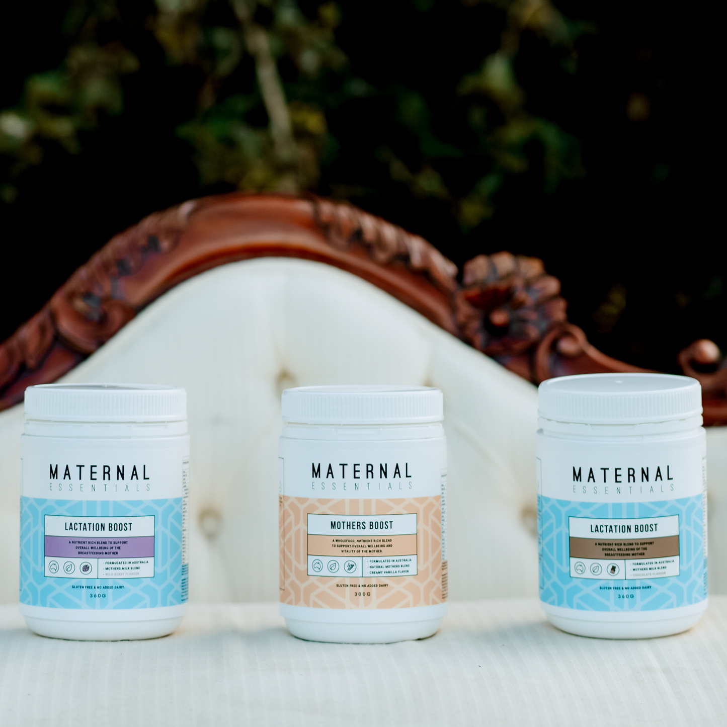 Bundle & Save 15% on our delicious postpartum & breastfeeding friendly protein powders. Formulated to boost your motherhood journey. Lactation Boost supports milk supply, energy & your breastfeeding diet. Mothers Boost is an all in one postpartum protein packed with collagen, essential vitamins & superfoods.