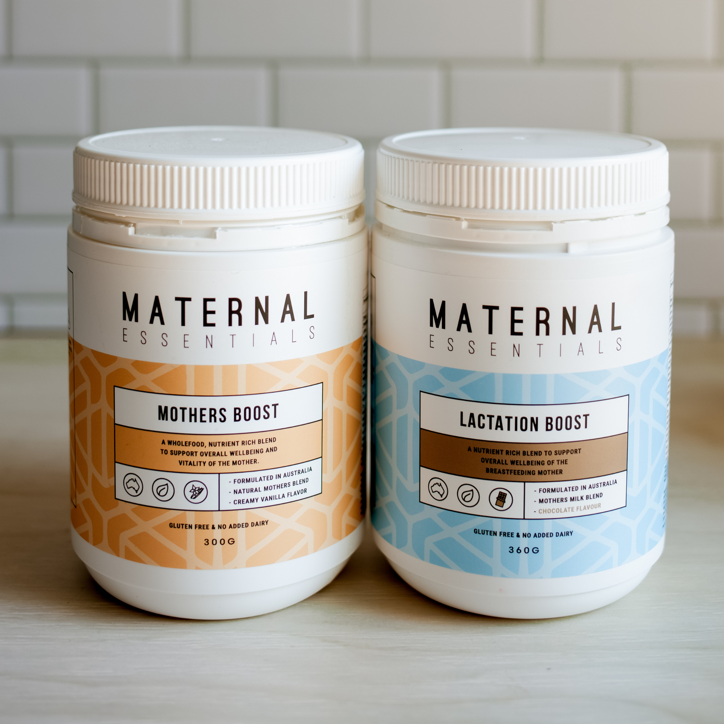Bundle & Save 15% on our delicious postpartum & breastfeeding friendly protein powders. Formulated to boost your motherhood journey. Lactation Boost supports milk supply, energy & your breastfeeding diet. Mothers Boost is an all in one postpartum protein packed with collagen, essential vitamins & superfoods.