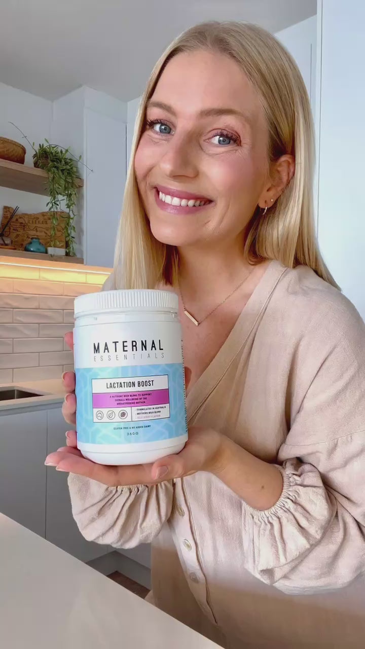 Increase your milk supply & boost your breastfeeding diet Lactation Boost, a breastfeeding friendly protein powder packed with essential vitamins & minerals, lactation superfoods like brewers yeast and herbal galactagogues like fenugreek & blessed thistle. The perfect addition to lactation smoothies for nursing mums.