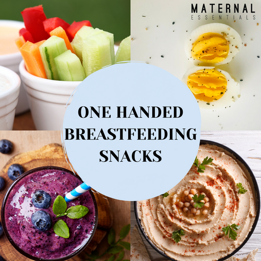 One handed snacks for Breastfeeding Mums