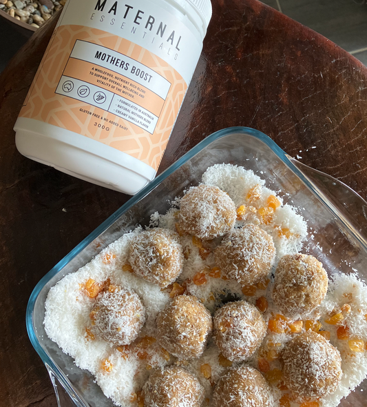 Apricot and Coconut Bliss Balls